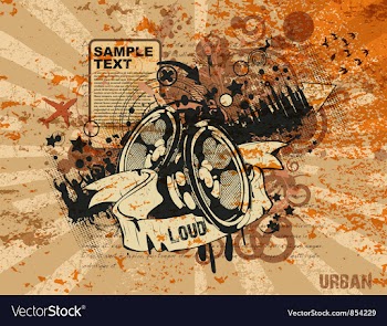 Music poster vector image