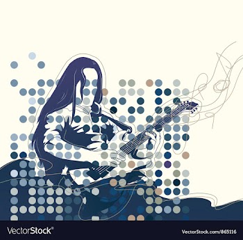 Music poster vector image
