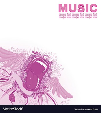 Music poster vector image