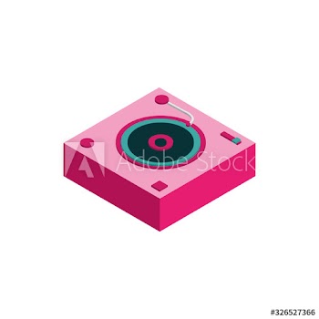 music vinyl player icon