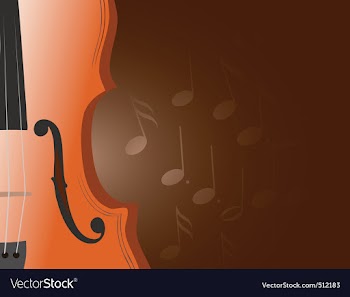 Musical background vector image