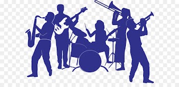 Musical ensemble Euclidean vector - People blue band 