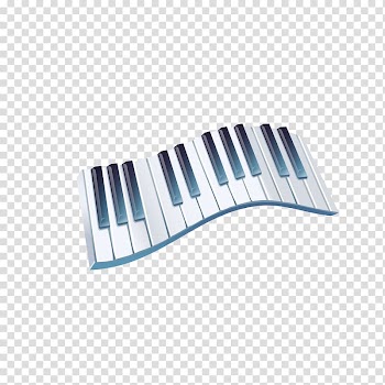 Musical keyboard Computer keyboard Piano Keyboard Black and white, Creative black and white keyboard transparent background PNG clipart