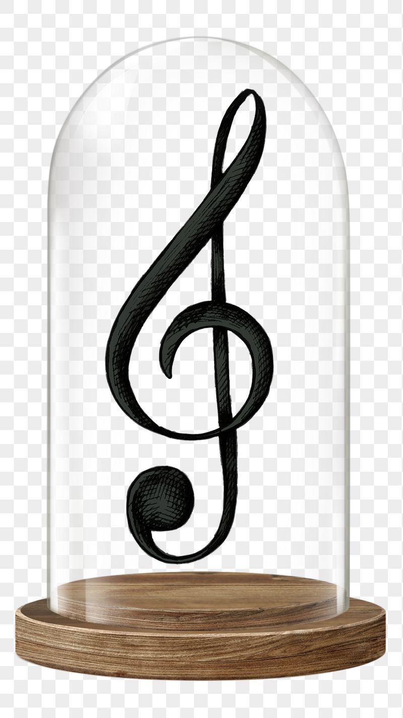Musical note png glass dome | Free PNG - rawpixel