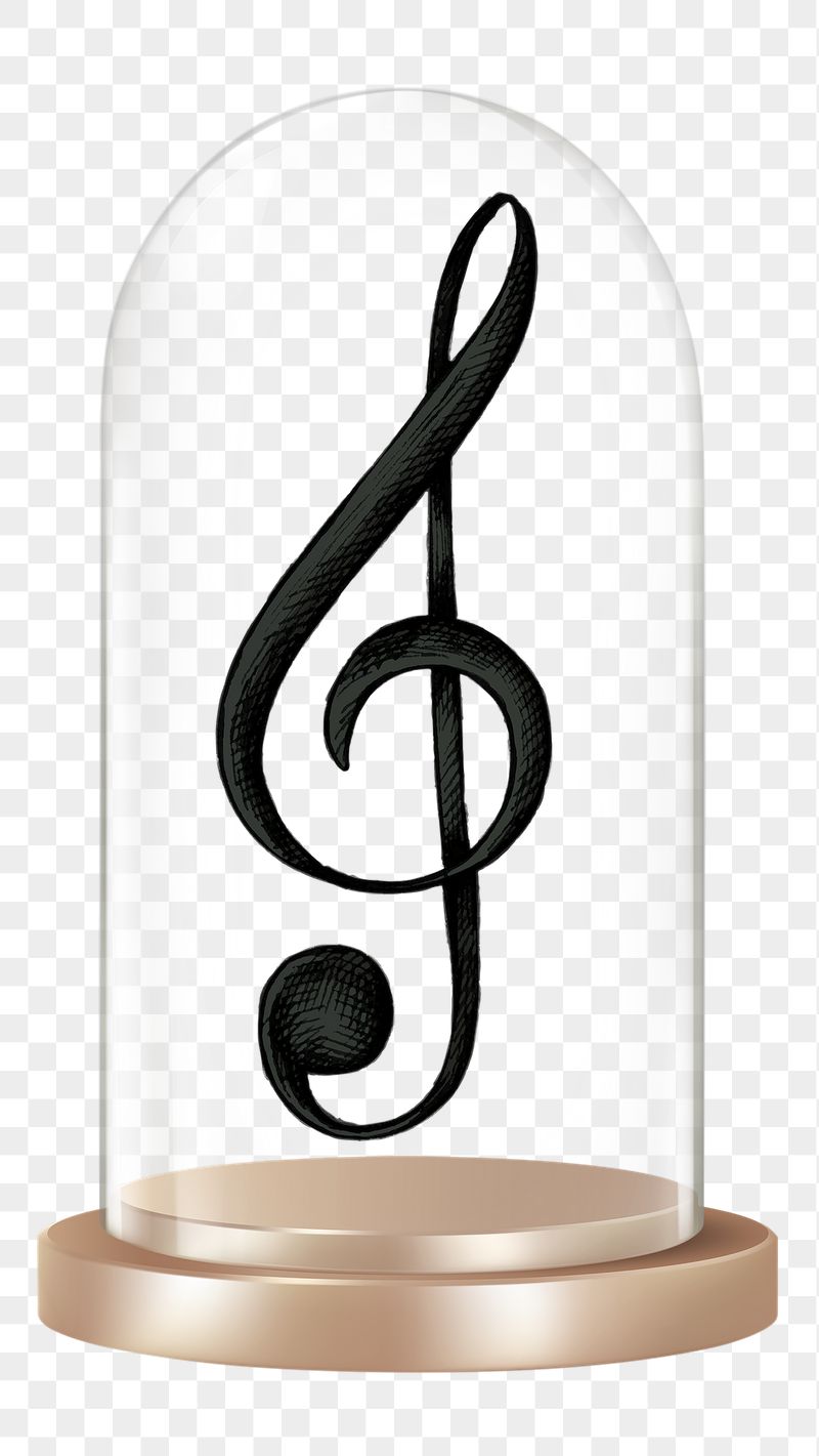 Musical note png glass dome | Free PNG - rawpixel
