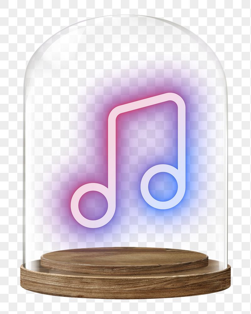 Musical note png glass dome | Free PNG - rawpixel