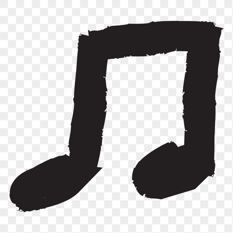 Musical note png sticker, black | Free Icons - rawpixel