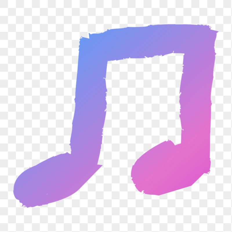 Musical note png sticker, purple | Free Icons - rawpixel