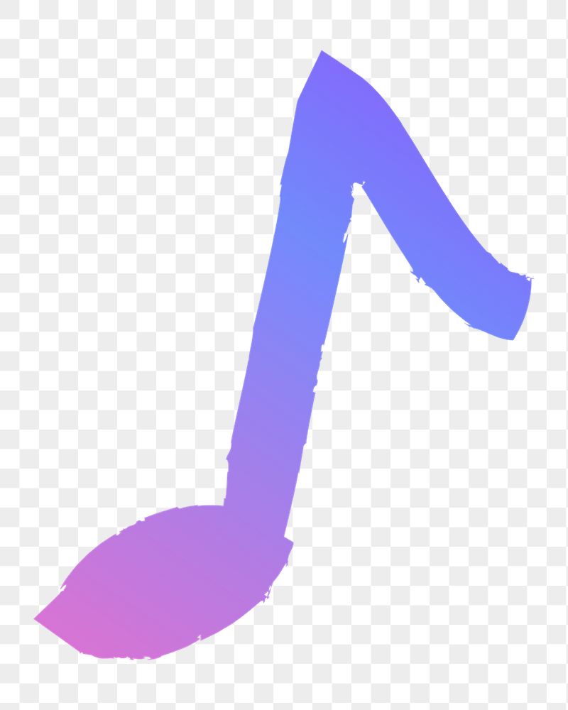 Musical note png sticker, purple | Free Icons - rawpixel