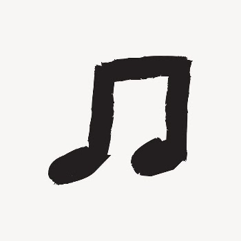 Musical note sticker, black doodle | Free Icons - rawpixel