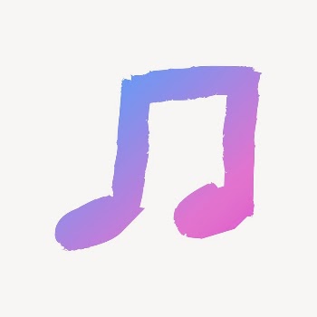 Musical note sticker, purple doodle | Free Icons - rawpixel