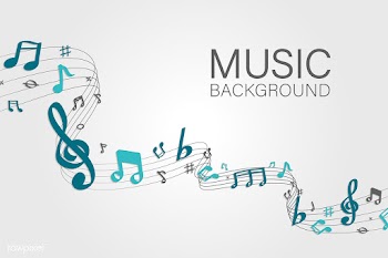 Musical notes background | Free stock vector - 595843