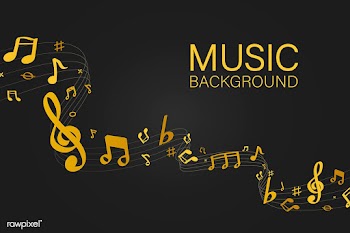 Musical notes background | Free stock vector - 595844