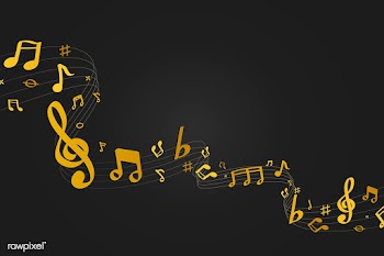 Musical notes background | Free stock vector - 595846