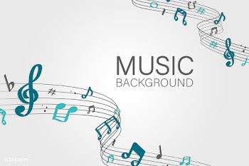 Musical notes background | Free stock vector - 595848