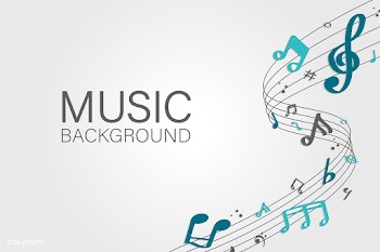 Musical notes background | Free stock vector - 595861