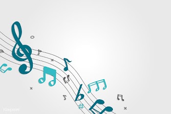 Musical notes background | Free stock vector - 595866