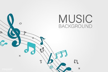 Musical notes background | Free stock vector - 595867