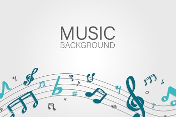 Musical notes background | Free stock vector - 595880