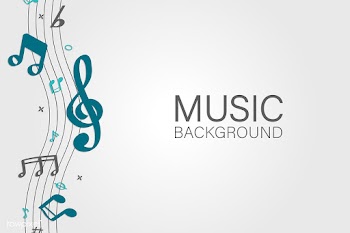 Musical notes background | Free stock vector - 595910
