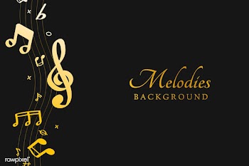 Musical notes background | Free stock vector - 599123