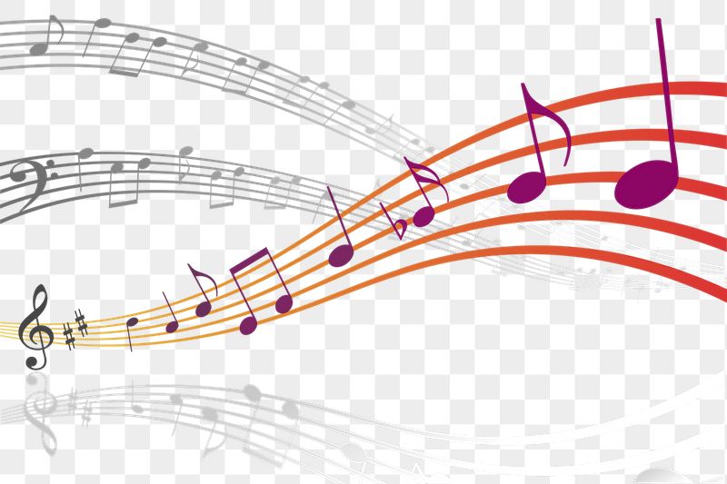 Musical notes png, transparent background. | Free PNG - rawpixel