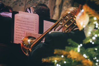 Musician playing trumpet. Original public | Free Photo - rawpixel