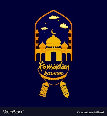 Muslim feast of the holy month of ramadan kareem vector image