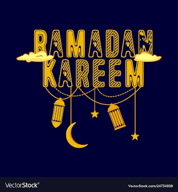 Muslim feast of the holy month of ramadan kareem vector image