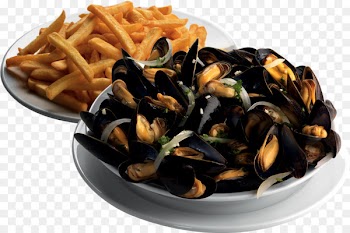 Mussel Moules-frites French fries Bourges Food - fish 