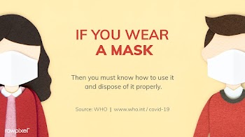 Must know how to use and dispose a mask properly paper craft social te.. | Free  illustration - 2313736