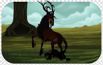 Mustang Gifts of Autumn Reindeer Art Lady, Royal Stag transparent background PNG clipart