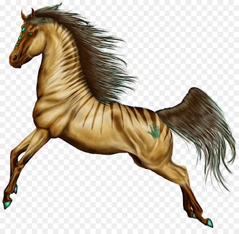 Mustang Mane Pony Foal Akhal-Teke - mustang 