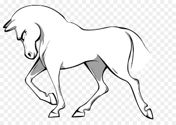 Mustang Pony Foal Colt Clip art - horse template 