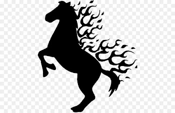 Mustang Stallion Clip art Horse Tack Silhouette - mustang 
