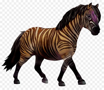 Mustang Star Stable Stallion Quagga Zebra -  