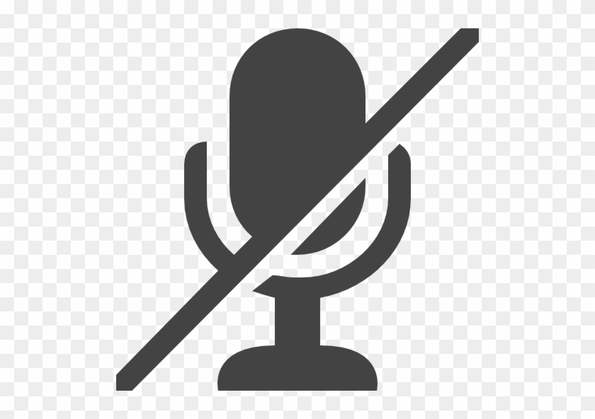 Mute Microphone Free Icon - Microfono Mute
