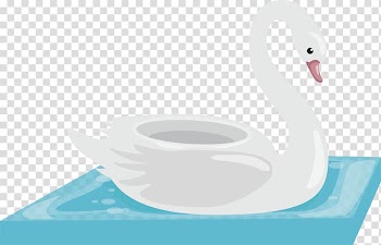 Mute swan Cartoon Animation Comics, Design of cartoon White Swan transparent background PNG clipart