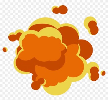My Explosion Cartoon Clip Art - Cartoon Explosion Png