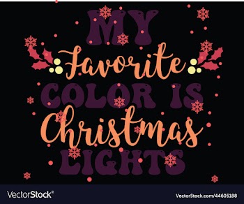 my favorite color is christmas light 03
