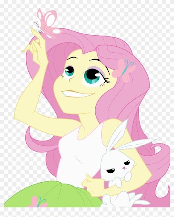 My - Fluttershy Equestria Girl Art