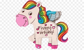 My Little Pony Balloon Birthday Party - unicorns banner 