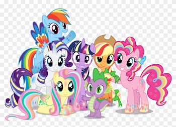 My Little Pony Clipart Group - My Little Pony Mane 6