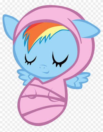 My Little Pony Coloring Pages Rainbow Dash Filly Pixel - Mlp Pinkie Pie Baby