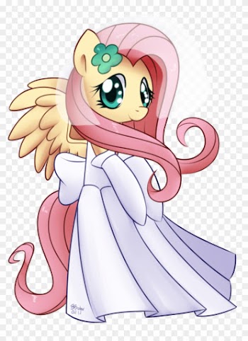 My Little Pony Fluttershy Wedding Dress