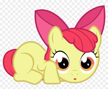 My Little Pony Friendship Is Magic Applebloom And Applejack - My Little Pony Baby Apple Bloom
