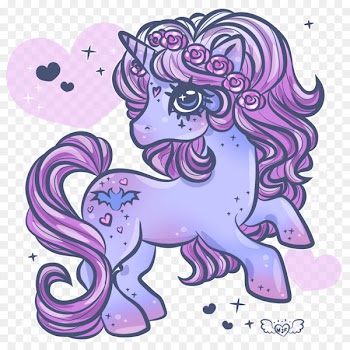My Little Pony Paper Goth subculture Unicorn - pastel 