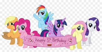 My Little Pony Pinkie Pie Birthday Greeting & Note Cards - My little pony 