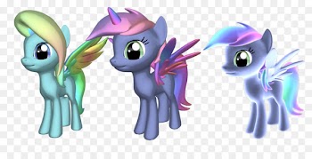 My Little Pony Princess Luna Twilight Sparkle Rainbow Dash - My little pony 