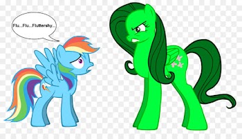 My Little Pony Rainbow Dash Fluttershy Horse - horse 
